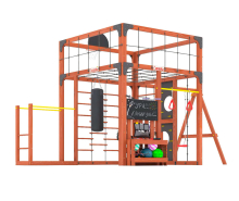 Спортивно-игровой комплекс для подростков Савушка КУБ-6 (цвет махагон) СВ-66