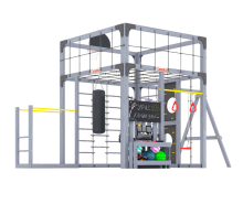 Спортивно-игровой комплекс для подростков Савушка КУБ-6 (цвет серый) СВ-68