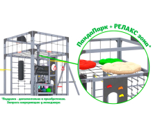 Спортивно-игровой комплекс для подростков Савушка КУБ-6 (цвет серый) СВ-68