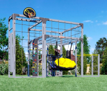 Спортивно-игровой комплекс для подростков Савушка КУБ-2 (цвет серый) СВ-67