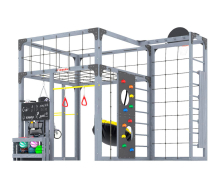 Спортивно-игровой комплекс для подростков Савушка КУБ-2 (цвет серый) СВ-67