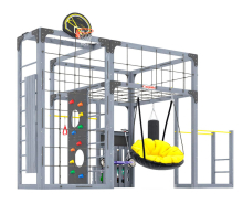 Спортивно-игровой комплекс для подростков Савушка КУБ-2 (цвет серый) СВ-67