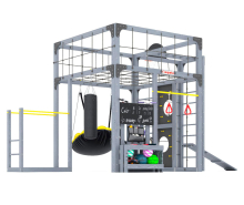 Спортивно-игровой комплекс для подростков Савушка КУБ-2 (цвет серый) СВ-67