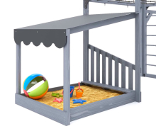 Спортивно-игровой комплекс для подростков Савушка КУБ-4 (цвет серый) СВ-69