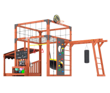 Спортивно-игровой комплекс для подростков Савушка КУБ-4 (цвет махагон) СВ-65