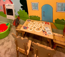 Детский стульчик Pet Chair "Слоник", фанера IKC121