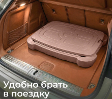 Песочница UNIX Kids стол с крышкой 96 х 66 см, цвет коричневый UN-49