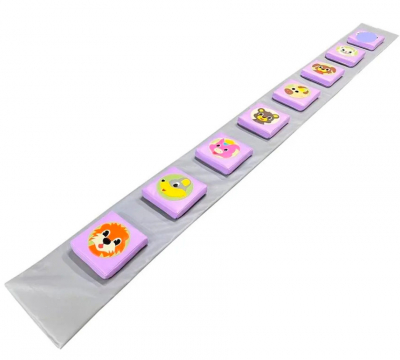 Мягкая игровая дорожка 8 звуков 300*30*1 см ЛА194