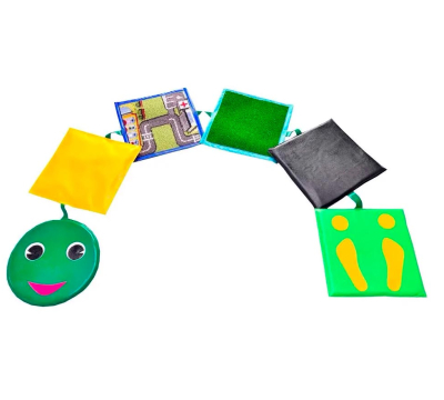 Сенсорная тактильная дорожка «Змейка» 180*30*2 см ЛА675