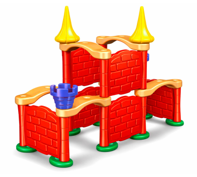 Детский пластиковый крупногабаритный конструктор КС70