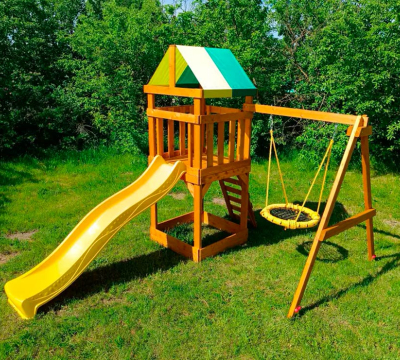 Детская площадка "Старт" с качелями-гнездом d = 60 см ВВ-53