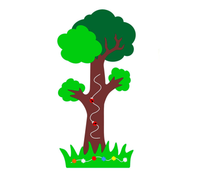 Декоративно-развивающее дерево НЛ143