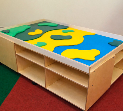 Игровой мобильный стол с комплектом развивающих пособий "Ландшафт" НЛ146