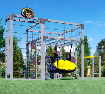 Спортивно-игровой комплекс для подростков Савушка КУБ-2 (цвет серый) СВ-67