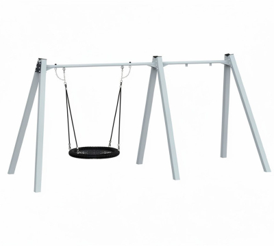 Качели на металлических стойках «Гнездо + 1 подвес», 1 подвес на выбор АФ-616