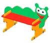 скамейка гусеница для детской площадки