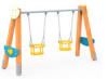 Качели двойные для детской площадки