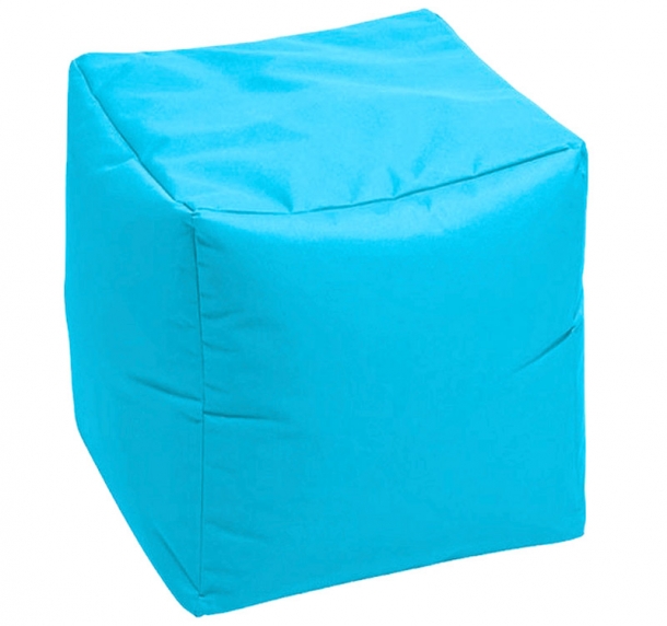 Бескаркасный пуфик Кубик 40*40 см, голубой ЛА51