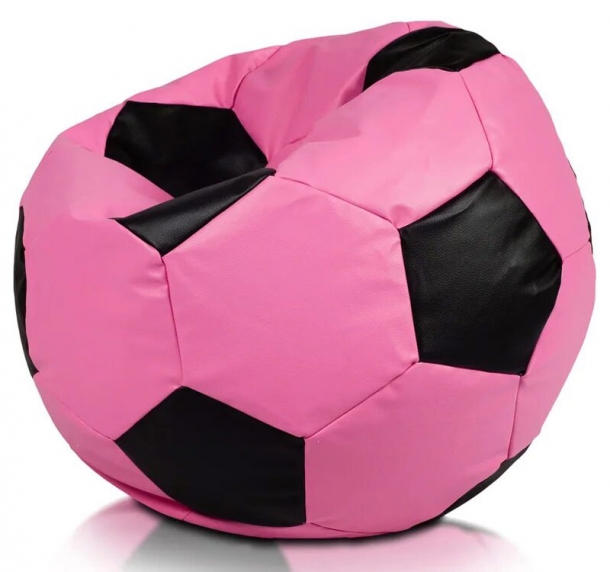Кресло для детей Мяч D-80, розовый с цветными вставками ЛА66