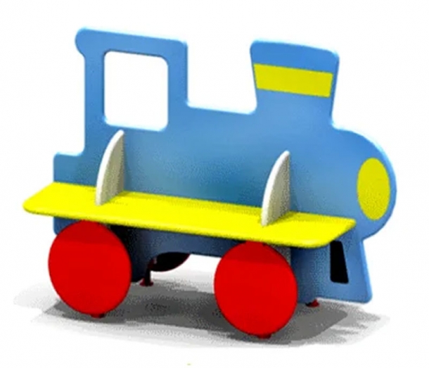 Скамейка детская двусторонняя Поезд ДВ158