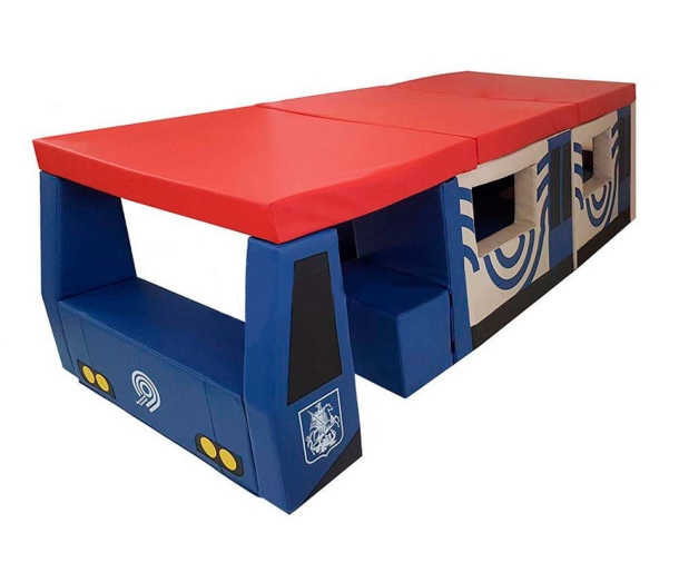 Игровой модульный набор "Поезд" 300х100х80 см АК-33