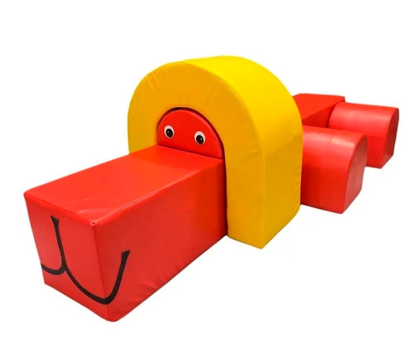 Детский тематический конструктор из мягких модулей "Лев" ЛА628