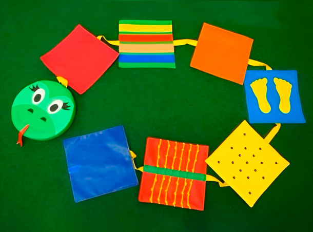 Тактильная дорожка для сенсорной комнаты Гусеница НЛ97