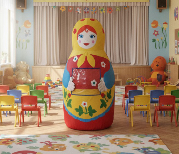 Игровой мягкий модуль "Матрешка" НЛ111