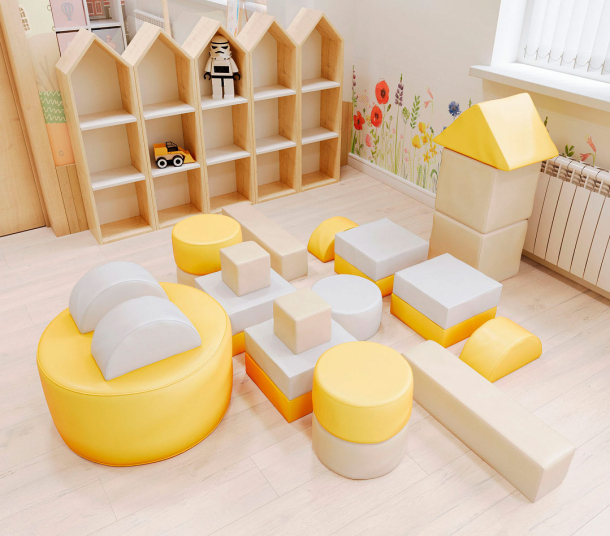 Мягкий конструктор "Космолет" 25 элем. RA-268