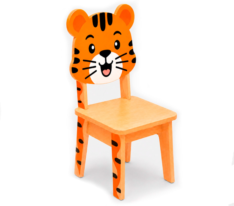 Детский стульчик Pet Chair "Тигрёнок", фанера IKC120
